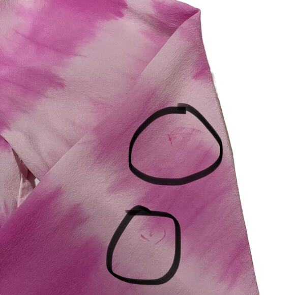 J. Crew Tie-dyed Silk Tunic - Pink - Medium - Picture 5 of 15